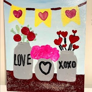 Cute floral painting